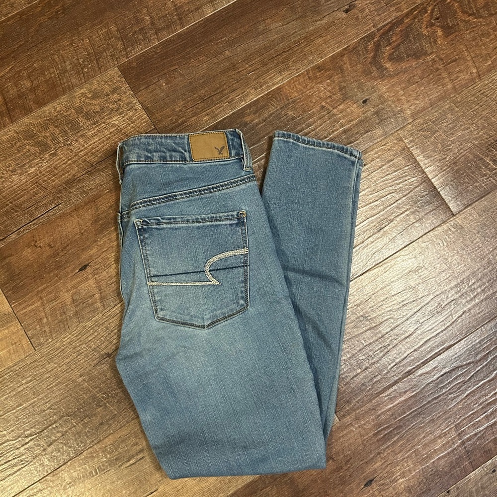 American Eagle Outfitters Light Blue Hi-Rise Jeggings